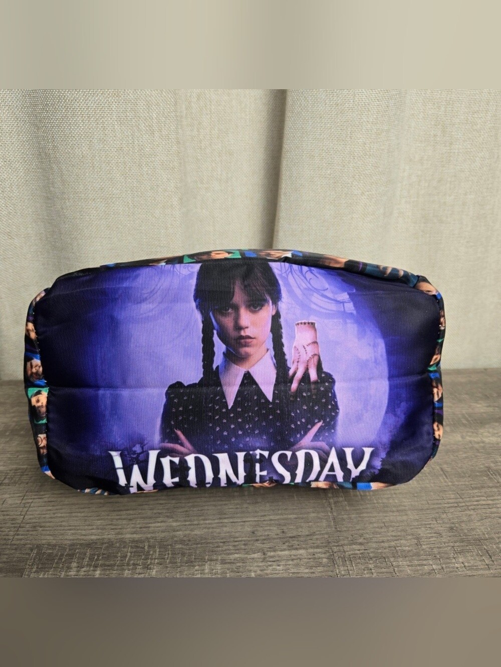 Anime Wednesday Addams Insulated Lunch Bag Box Medium Snack Cooler New - Picture 6 of 7